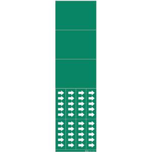 BRADY 7022-3C Rohrmarkierer (blank), Grün, 3/4 Zoll oder weniger | AE2ZND 5ACH4