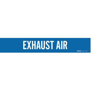 BRADY 7100-1 Pipe Marker Exhaust Air 2-1/2 To 7-7/8 In | AF3RDG 8CF64