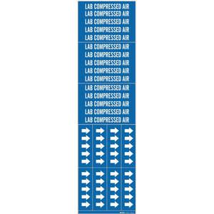 BRADY 7170-3C Rohrmarkierer, Labor-Druckluft, blau bis 3/4 Zoll | AF4EHR 8TPA3