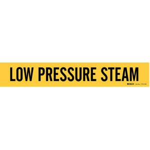 BRADY 7179-1HV Pipe Marker Low Pressure Steam 8 Inch Or Greater | AE9WVP 6N621