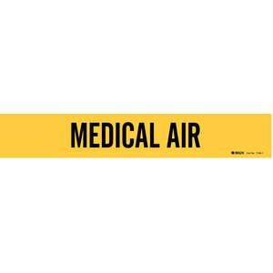 BRADY 7184-1HV Rohrmarkierer Medical Air Y 8 Zoll oder größer | AF4WHG 9MDU3