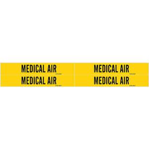 BRADY 7184-4 Rohrmarkierer Medical Air Y 3/4 bis 2-3/8 Zoll | AE2ZLH 5ACC4