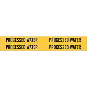 BRADY 7225-4 Rohrmarkierer Prozesswasser Y 3/4 bis 2-3/8 Zoll | AF3THL 8CT95