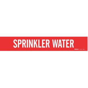 BRADY 7269-1 Pipe Marker Sprinkler Water 2-1/2 To 7-7/8in | AE9TDZ 6M413