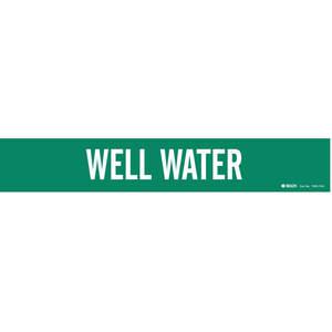 BRADY 7305-1 Rohrmarkierer Brunnenwasser grün 2-1/2 bis 7-7/8 Zoll | AE3AGP 5AED5