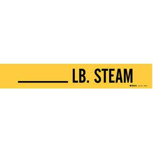 BRADY 7309-1 Pipe Marker _____lb. Steam 2-1/2 To 7-7/8 In | AF4MZM 9CR61