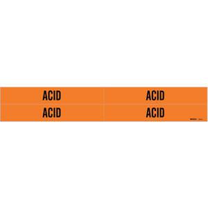 BRADY 7318-4 Rohrmarkierer Acid Orange 3/4 bis 2-3/8 Zoll | AE3AHB 5AEE7