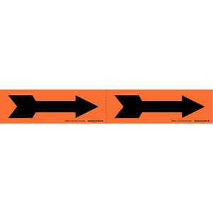 BRADY 76504 Pipe Marker Direction Arrow Orange | AD4DCF 41F363