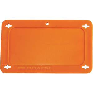 BRADY 87694 Blanko-Tag 1-1/2 x 3 Zoll orangefarbener Kunststoff | AE3QDC 5EPC0