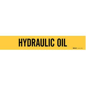 BRADY 8790-1 Pipe Marker Hydraulic Oil 2-1/2 To 7-7/8 In | AE3ZDJ 5GXE1
