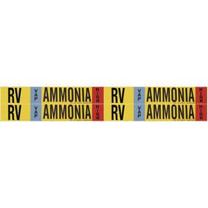 BRADY 90437 Ammoniak-Rohrmarkierer Rv 1 bis 2-1/2 Zoll | AF3TTN 8CWA1