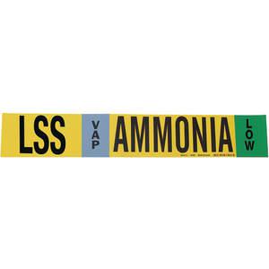 BRADY 90453 Ammoniak-Rohrmarkierer Lss 8 Zoll und höher | AF6BRB 9W975