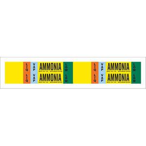 BRADY 90476 Ammoniak-Rohrmarkierer Iiar 1 bis 2-1/2 Zoll – 4er-Pack | AF4RCK 9GE22