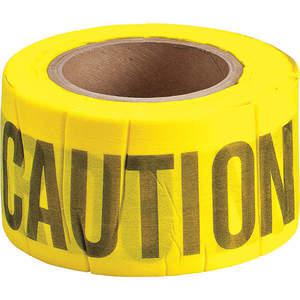 BRADY 91090 Barricade Tape Caution Black/Yellow 3 Inch Width | AH6DNA 35XM20