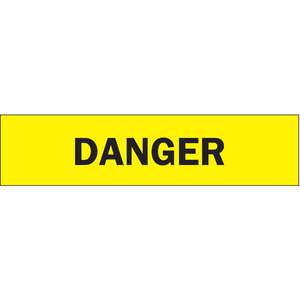 BRADY 91213 Barricade Tape Danger Black/Yellow 3 Inch Width | AH6DND 35XM23