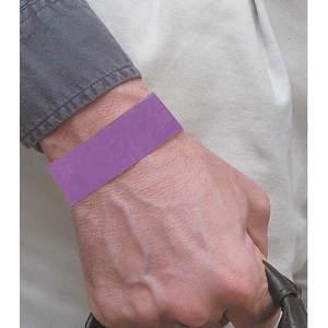 BRADY 95098 Wristband Purple Numbered - Pack Of 500 | AD2QWB 3TLX7