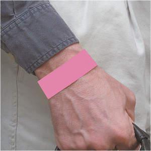 BRADY 95101 Wristband Pink Numbered - Pack Of 500 | AD2QWF 3TLY2