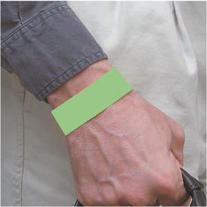 BRADY 95103 Wristband Green Numbered - Pack Of 500 | AD2QWH 3TLY4