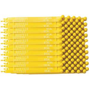 BRADY 95196 Lock Seal Plastic Yellow - Pack Of 100 | AA7HKB 15Y789