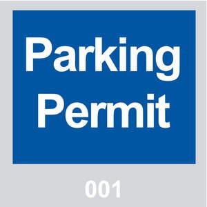 BRADY 95199 Parking Permits Windshield Blue - Pack Of 100 | AD2QWJ 3TLY5