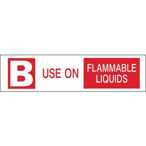 BRADY 95223 Fire Extinguisher Label 1-1/2 Inch Height x 6 Inch Width | AG9KFW 20TA17