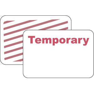 BRADY 95690 Temporary Badge 1 Day Red/white - Pack Of 500 | AD2QUA 3TLR5