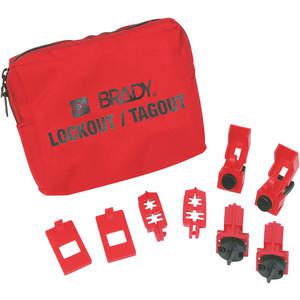 BRADY 99300 Portable Lockout Kit Filled Electrical 9 | AA7GYJ 15Y536