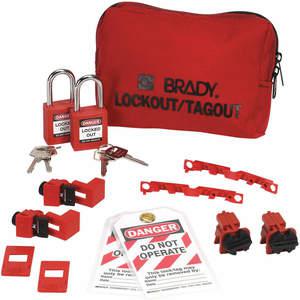 BRADY 99302 Portable Lockout Kit Pouch Electrical 13 | AA7GYG 15Y534