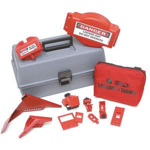 BRADY 99682 Portable Lockout Kit 14 Electrical/valve | AA7GYX 15Y548