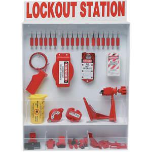 BRADY 99694 Lockout Station gefüllt elektrisch 30 Zoll Höhe | AA7HAN 15Y590