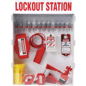 BRADY 99704 Lockout Station Elctrical/valve 12 Locks | AA7HAT 15Y594
