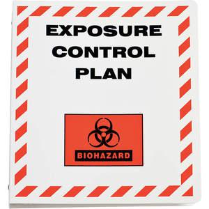 BRADY BH2023 Binder Exposure Control Plan Polyethylenee | AF7ALG 20TH14