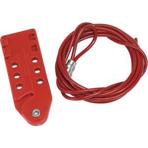 BRADY CABLO-10 Tab-cinching Cable Lockout 10 Feet Length | AE6JGP 5TB15