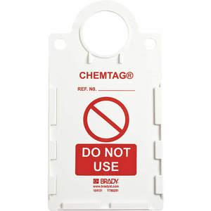BRADY CHEM-CTHUSA01 Chemtag(r)-Tag-Halter 11-1/4 x 6 Zoll – 10er-Pack | AC9EYH 3GAL3