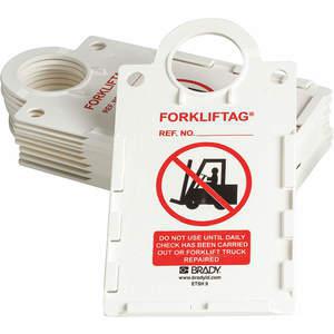 BRADY FLT-ETSH9 Forklift(tm) Tag Holder 11-1/2 x 6 Inch - Pack Of 10 | AC9EXX 3GAK2