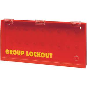 BRADY GLOBOX Group Lockout Box 14 Locks Max Red | AD3JGY 3ZM52