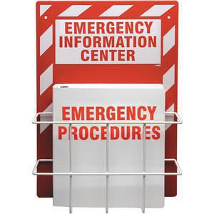 BRADY IC326E Emergency Information Center 4-1/2 Inch D | AE6EMV 5RE38