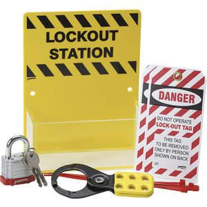 BRADY KT226A Lockout Station Filled 8 Inch Height | AE2JEL 4XR10
