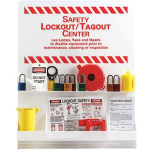 BRADY LC504E Safety Lockout/tagout Center 8 Locks | AD2YPB 3WPK9