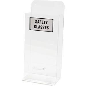 BRADY MVSD Schutzbrillen, Einwegstapel, Wandmontage aus klarem Acryl | AE3BCU 5AP73