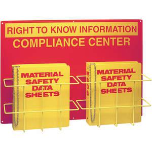 BRADY RK208A Right - Know Compliance Center Polystyrene | AF7APW 20TJ12