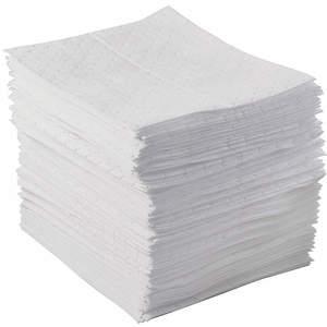 BRADY SPC ABSORBENTS BPO100 Absorbent Pads White 17 Inch Length - Pack Of 100 | AA7DQU 15U844