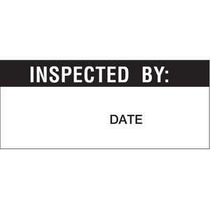 BRADY WO-52-VP Quality Inspection Label 5/8 Inch Height PK5 | AH3YXN 33VG70