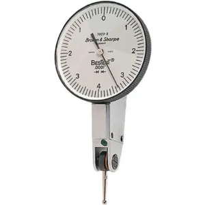 BROWN & SHARPE 599-7023-3 Dial Test Indicator 0-0.008 Inch Horizontal White | AE6ECB 5RCH0