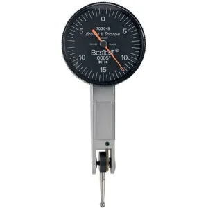 BROWN & SHARPE 599-7030-5 Dial Test Indicator 0-0.30 Inch Horizontal Black | AE6ECR 5RCK9