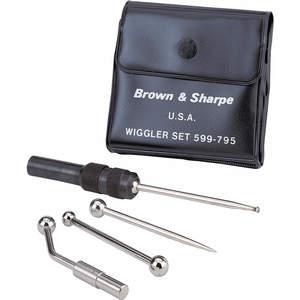 BROWN & SHARPE 599-795 Wiggler-Set Disc.100 Kugel 1/4 Schaft 1/4 | AC7MCC 38N907
