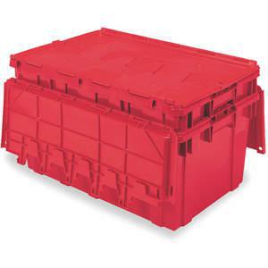 BUCKHORN INC AR2717120202000 Attached Lid Container 2.25 Cu Feet Red | AC3ENZ 2RY28