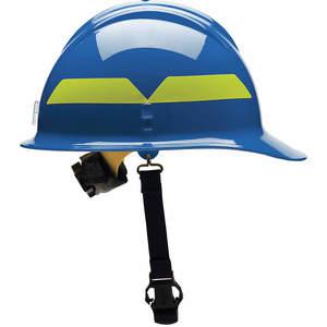 BULLARD FCBLR Fire Helmet Blue Thermoplastic | AA6FZN 13W824