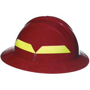 BULLARD FH911HR RED Fire Helmet Red Full-brim | AD2JFQ 3PTY3