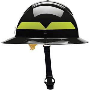 BULLARD FHBKP Fire Helmet Black Thermoplastic | AA6FZQ 13W826